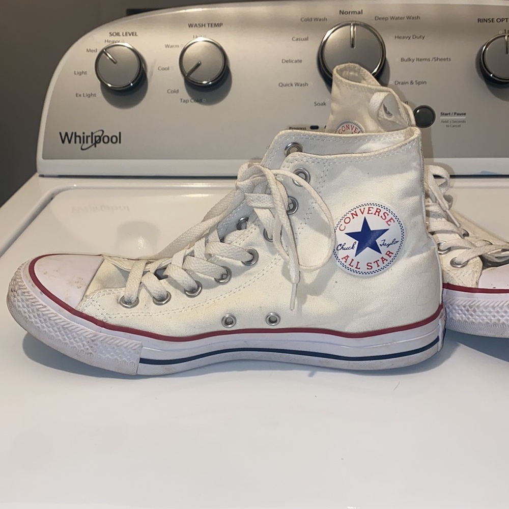 white high top converse